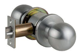 Schlage D70ORB626 Orbit Heavy Duty Classroom Door Knob Set, Satin Chrome   Doorknobs  