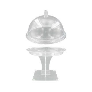 Cal Mil 341 Sample Pedestal with Tray and Dome Cover Set Kitchen & Dining