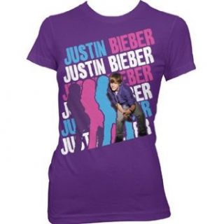 Justin Bieber   Repeat Purple Youth T Shirt In Purple, Size 14/16, Color Purple Clothing