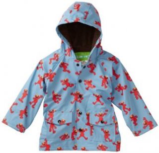 Hatley Boys 2 7 Children New Elmo Rain Coat, Blue, 2T Clothing