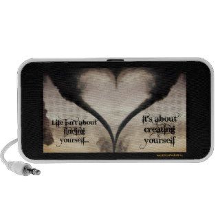 Life Isn't About Finding Yourself Heart Tornado Travelling Speaker