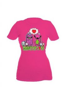 So So Happy Monster Love Girls T Shirt Size  Small Novelty T Shirts Clothing