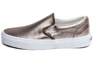 Vans Mens Classic Slip On (Metallic) Bronze VN 0UC44EX 6.5 Shoes