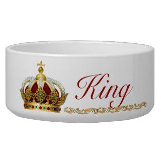 Fit for a King Pet Food Bowls