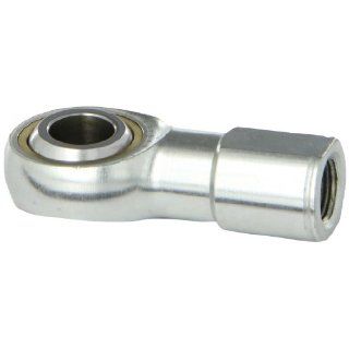 Sealmaster TFL 10 Rod End Bearing, Three Piece, Commercial, Non Relubricatable, Female Shank, Left Hand Thread, 5/8" 18 Shank Thread Size, 5/8" Bore, 8 degrees Misalignment Angle, 3/4" Length Through Bore, 1 1/2" Overall Head Width, 1.
