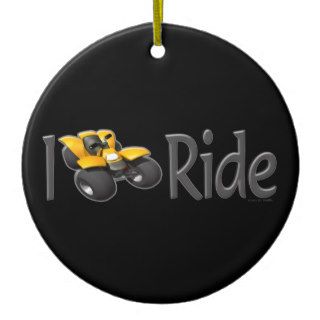 ATV I Ride Christmas Ornament