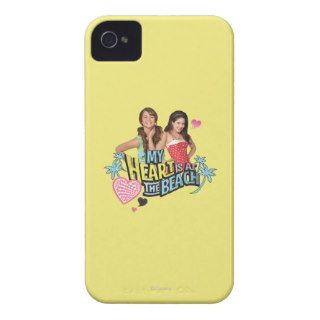 Mack & Lela   My Heart is at the Beach iPhone 4 Case Mate Cases