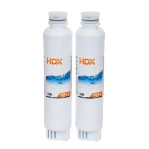 HDX Refrigerator Replacement Filter fits Samsung FMS 2 (2 Pack) 107019