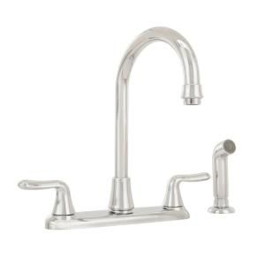 American Standard Colony Soft 2 Handle Kitchen Faucet in Polished Chrome 4275.551.002