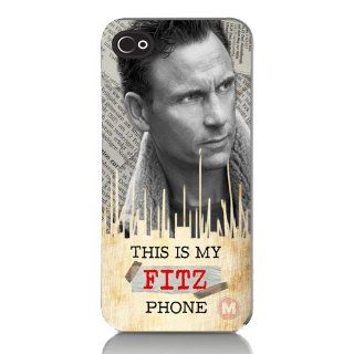 Scandal Oliva Pope's President Fitzgerald Secret Fitz Phone Black Rubber iPhone 5 or 5s Case Cover Cell Phones & Accessories