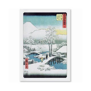 Numazu Winter Scene, Hiroshige (Christmas Cards, Holiday Cards, Greeting Cards) Peter Pauper Press 9781593590659 Books