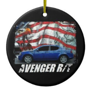 2013 Avenger R/T Christmas Ornaments