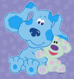 Blue's Clues Blue's Room Party Decor   5 Big Wall Stickers Toys & Games