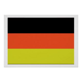 German Flag Print