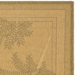 Indoor/ Outdoor Natural/ Gold Rug (4' x 5'7) Safavieh 3x5   4x6 Rugs