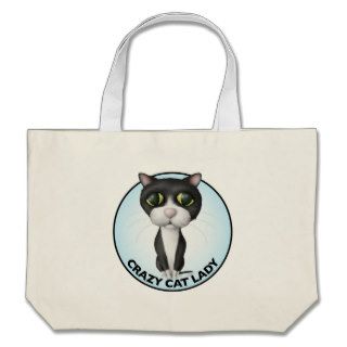 Tuxedo Cat   Crazy Cat Lady Bags