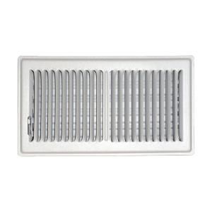 SPEEDI GRILLE 6 in. x 10 in. White Floor Vent Register with 2 Way Deflection SG 610 FLW
