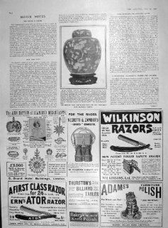 1905 PRUNUS VASE PARTRIDGE CHRISTIES WILKINSON RAZORS   Prints
