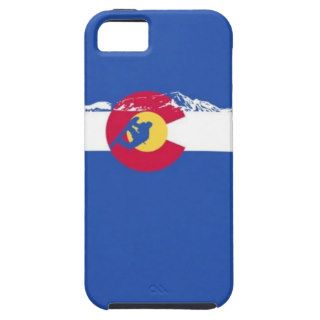 Colorado Flag Snowboard iPhone 5 Cases