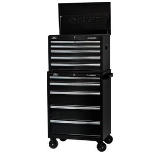 Husky 27 in. W 11 Drawer Tool Chest and Cabinet Set H6CH3 + H5TR2