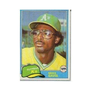 1981 Topps #364 Mike Davis RC Sports Collectibles