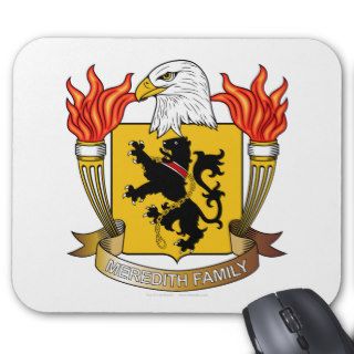 Meredith Family Crest Mouse Pads