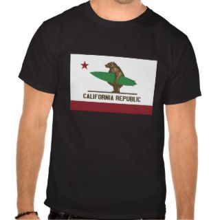 California Surfing Bear T shirt