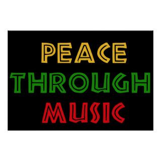 Peace Through Music Print