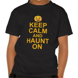 Keep Calm and Haunt On, Halloween Tee Shirts