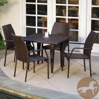 Christopher Knight Home Canoga 5 piece Outdoor Dining Set Christopher Knight Home Dining Sets