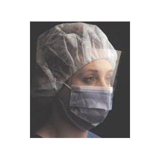 373 PT# 373  Mask Face FluidShield With Shield Blue Anti Fog Earloop LF 25/Bx by, Busse Hospital Disposable Health & Personal Care