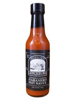 Lynchburg Tennessee Whiskey Habanero Hot Sauce, 6 Ounce  Grocery & Gourmet Food