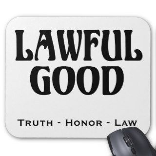 "Lawful Good" Mouse Pad