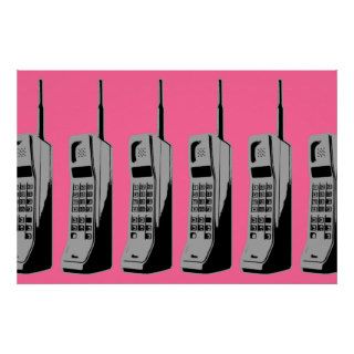 Old School Cell Phones Posters