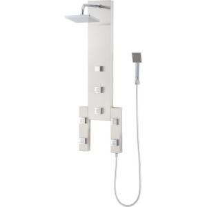 Aston 47 in. Retrofit 6 Jet Shower System with Directional Showerhead in Stainless Steel DISCONTINUED SPSS311 I