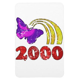 2000 Birthday (Colorful) Magnet