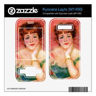 Portrait of Jeanne Samary by Pierre Renoir Decals For Kyocera Laylo