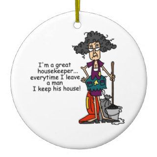 Housekeeper Humor Christmas Tree Ornament