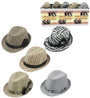 Ladies Trendy Fedora Hats (60 Pieces) [Misc.] 