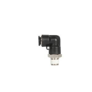 RapidAir 3/8 in. Nylon 90 Degree Push to Connect Male Adapter 50400