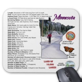 Minnesota State Symbols Mousepad #1