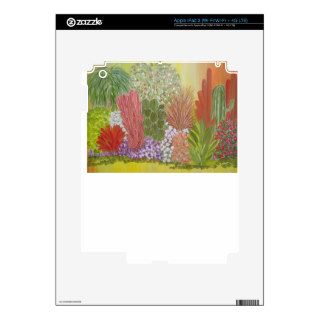 Cactus Garden iPad 3 Decal