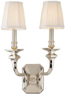 Hudson Valley Lighting 382 PN Two Light Wall Sconce from the Arlington Collection, Polished Nickel    