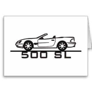 Mercedes 500 SL Type 230 Greeting Cards