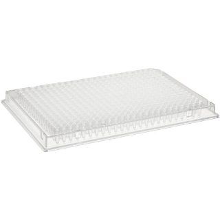 CapitolBrand SP0124 Polypropylene U Bottom Thermo Fast PCR Plate with 384 Skirted Wells, 55 microliter Volume (Case of 100) Science Lab Genomic Microplates