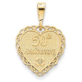 Gold and Watches 14k 50th Anniversary Charm Jewelry