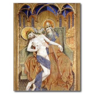 Robert Campin Gold, silver and silk embroidery Postcards