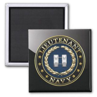 [500] Navy Navy Lieutenant (LT) Fridge Magnet