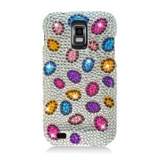 Eagle Cell PDSAMT989S347 RingBling Brilliant Diamond Case for T Mobile Samsung Galaxy S2 T989   Retail Packaging   Rainbow Leopard Cell Phones & Accessories