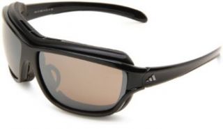 adidas terrex fast a393 6050 Rectangle Sunglasses,Black &  Black Frame/LST Bluelight Silver/LST Bright Lens,One Size Adidas Clothing